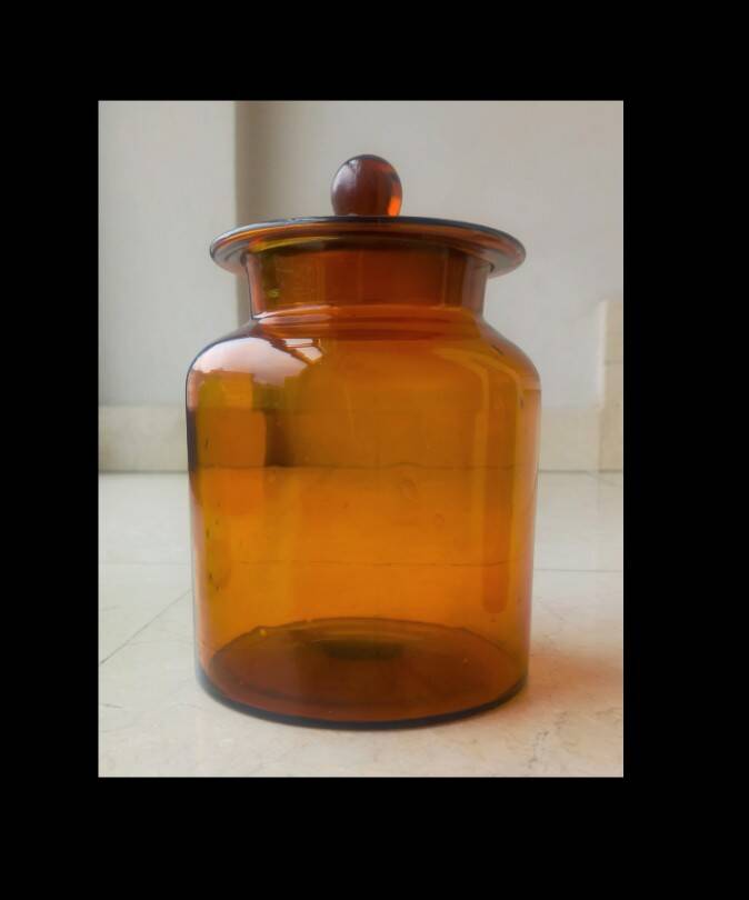 Pair Takahashi apothecary jars