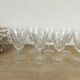 Verres à pied Cristal d'Arques modèle "Valençay"