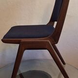 Set of 4 solid teak dining chairs, Denmark 1960s