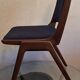 Set of 4 solid teak dining chairs, Denmark 1960s