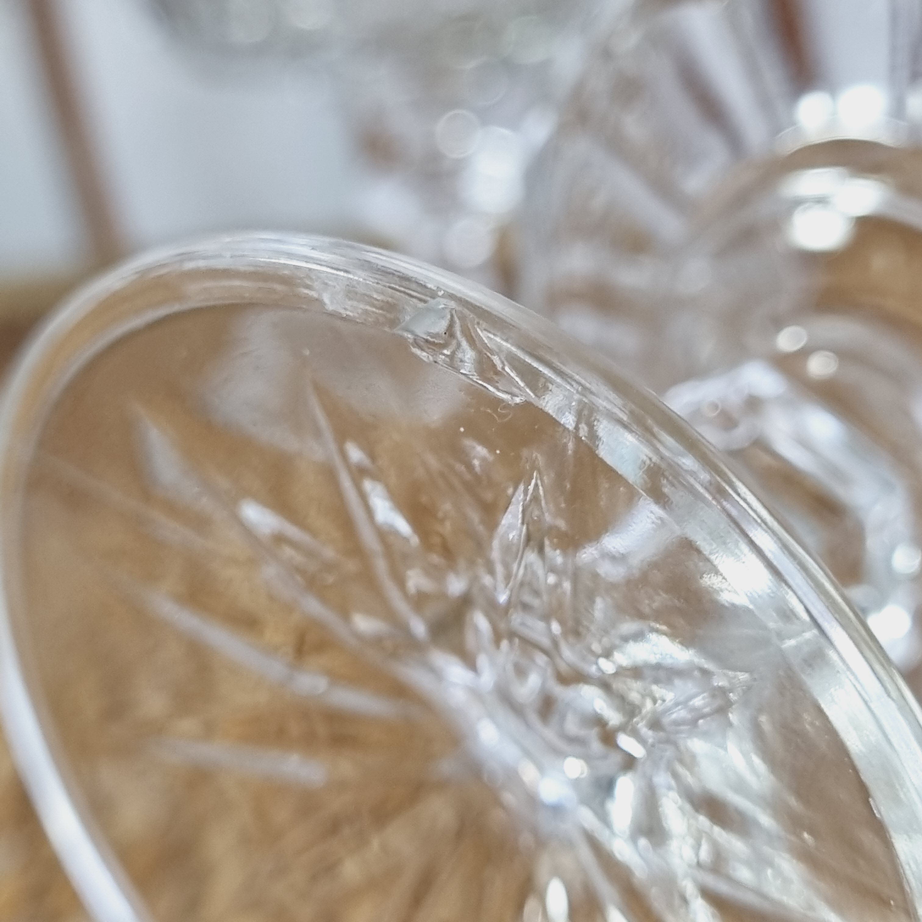 Lot de 6 coupes à champagne en verre