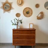 Vintage chest of drawers from the 1950s.