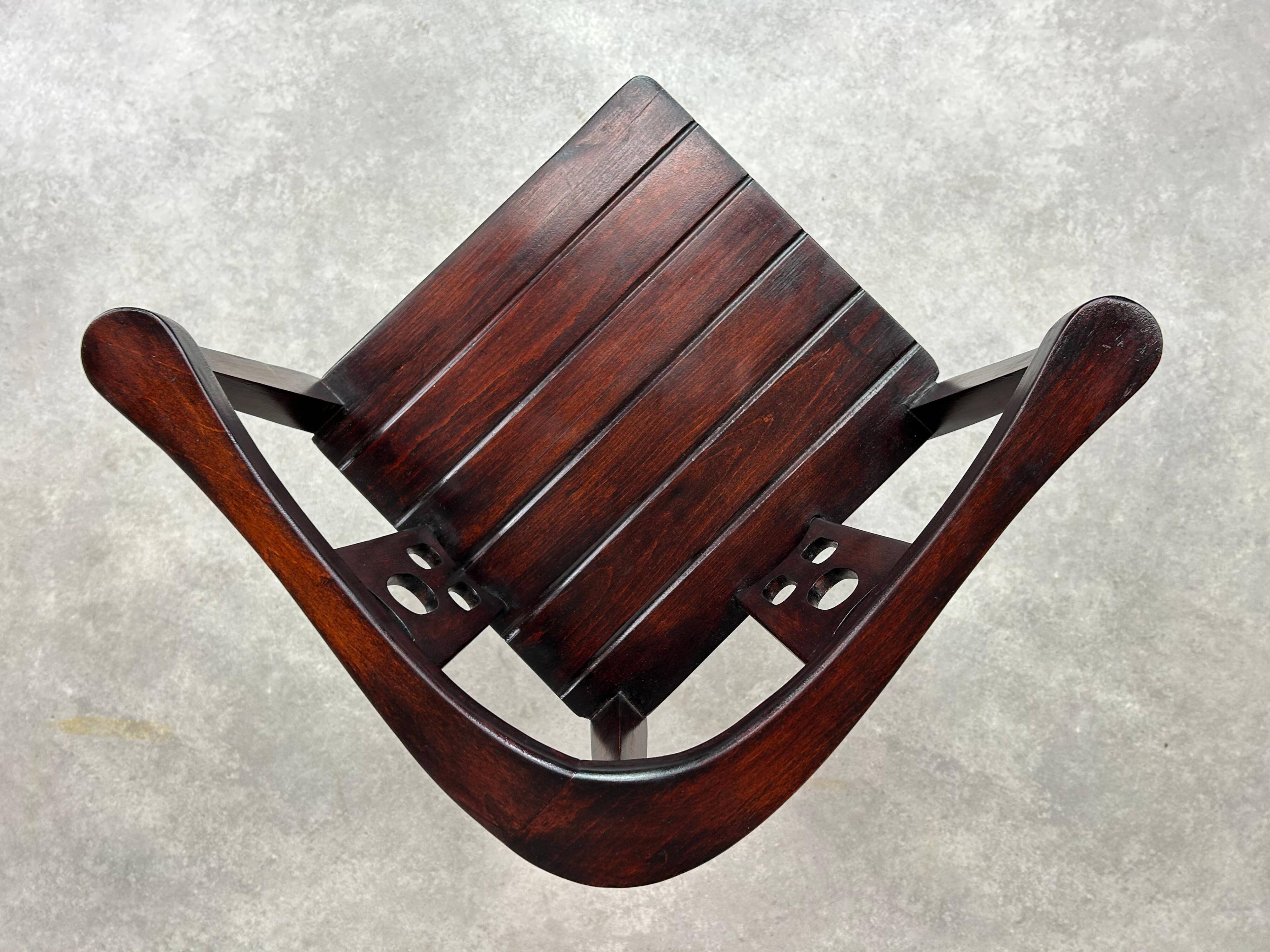 Fauteuil d'angle Jugendstil attribué à Josef Hoffmann