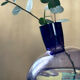 Purple vase inclined