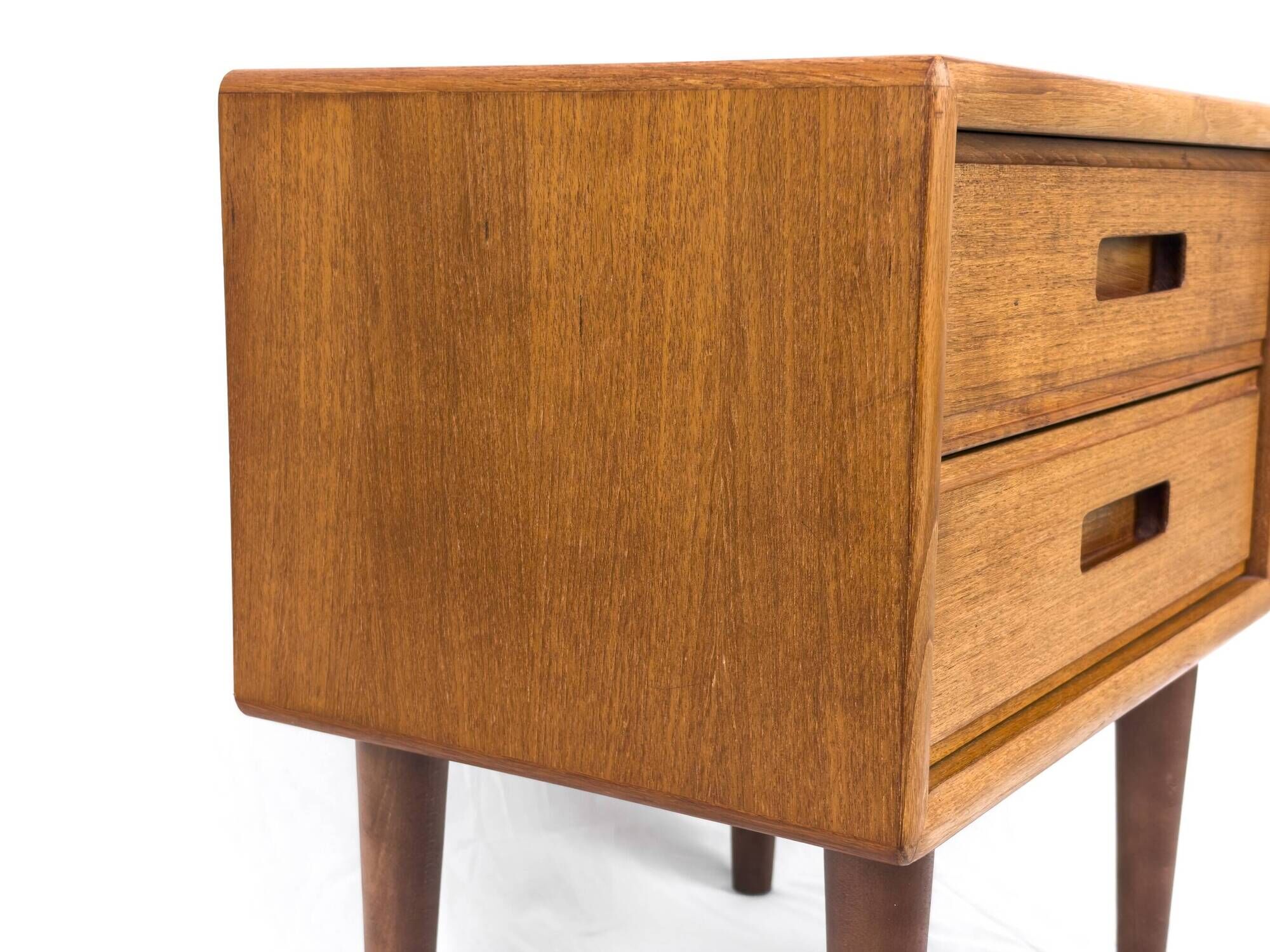 Vintage teak bedside table, 1960s