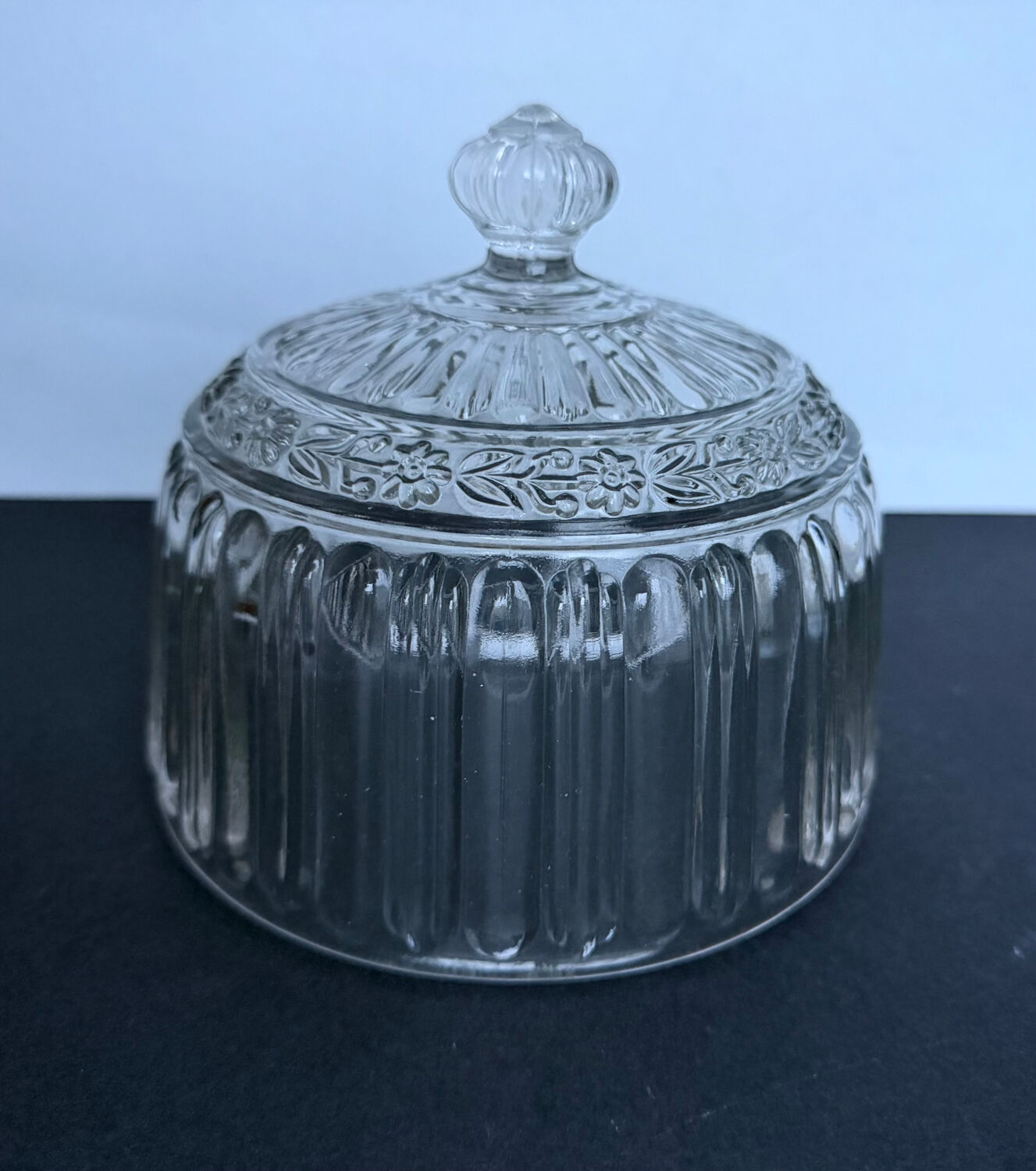 Vintage glass cloche