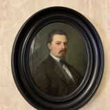 Pair of framed portraits