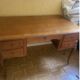Minister's desk Louis XV with glass pane
