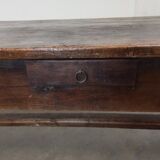 18th century solid oak farm table