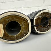 Paire de petites lampes en grès bleu Søholm par Einar Johansen Danemark