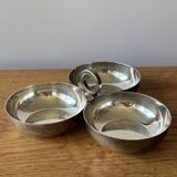 Serviteur apéritif métal argenté vintage