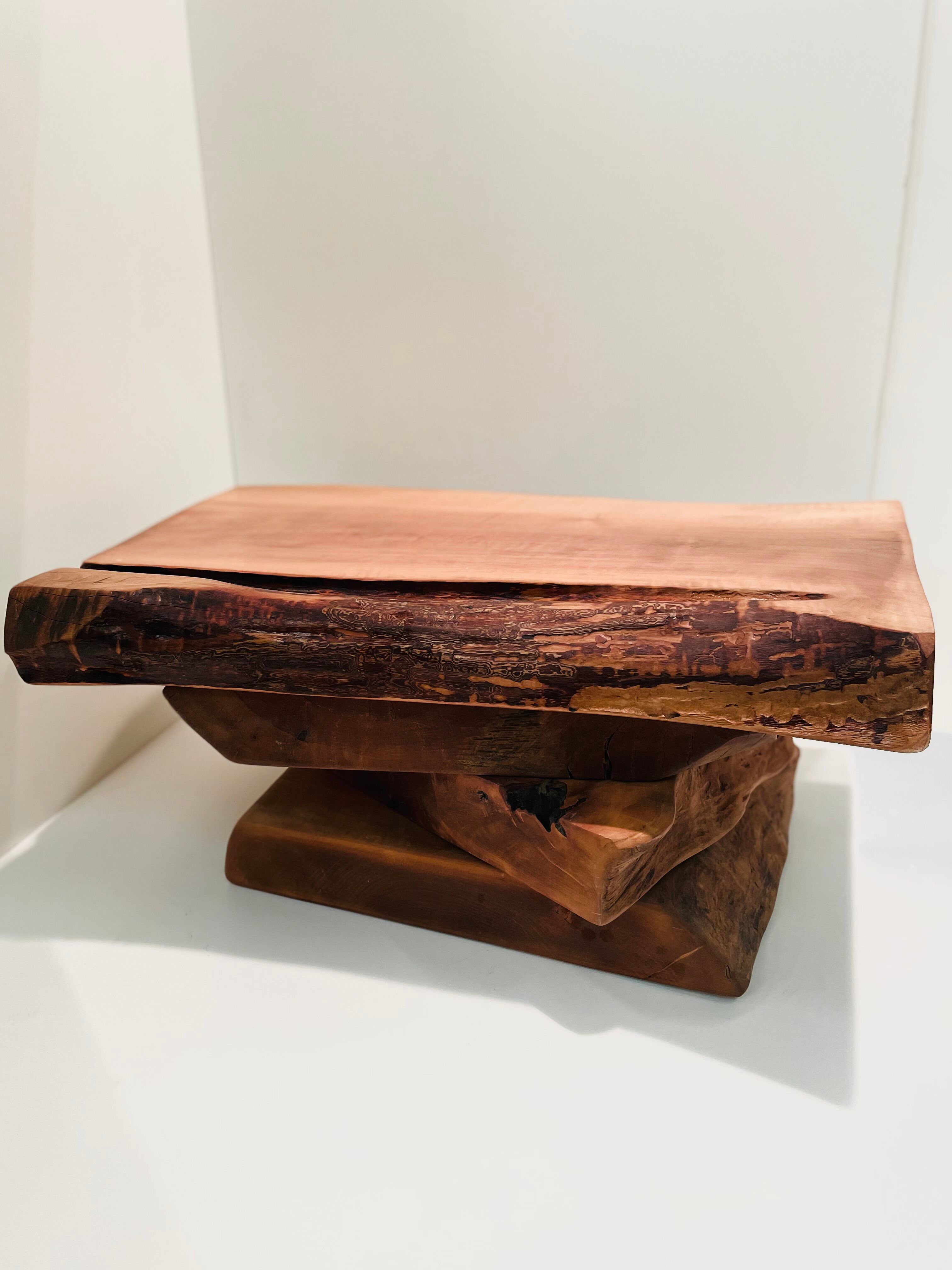 Solid wood coffee table