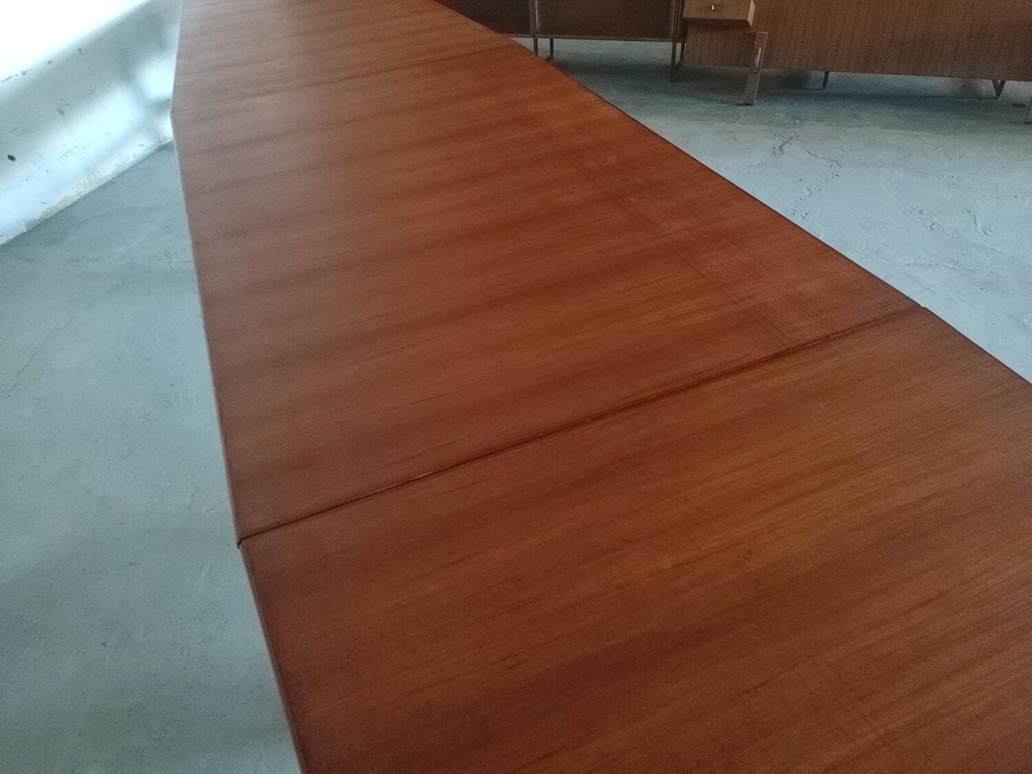 Vintage teak conference table