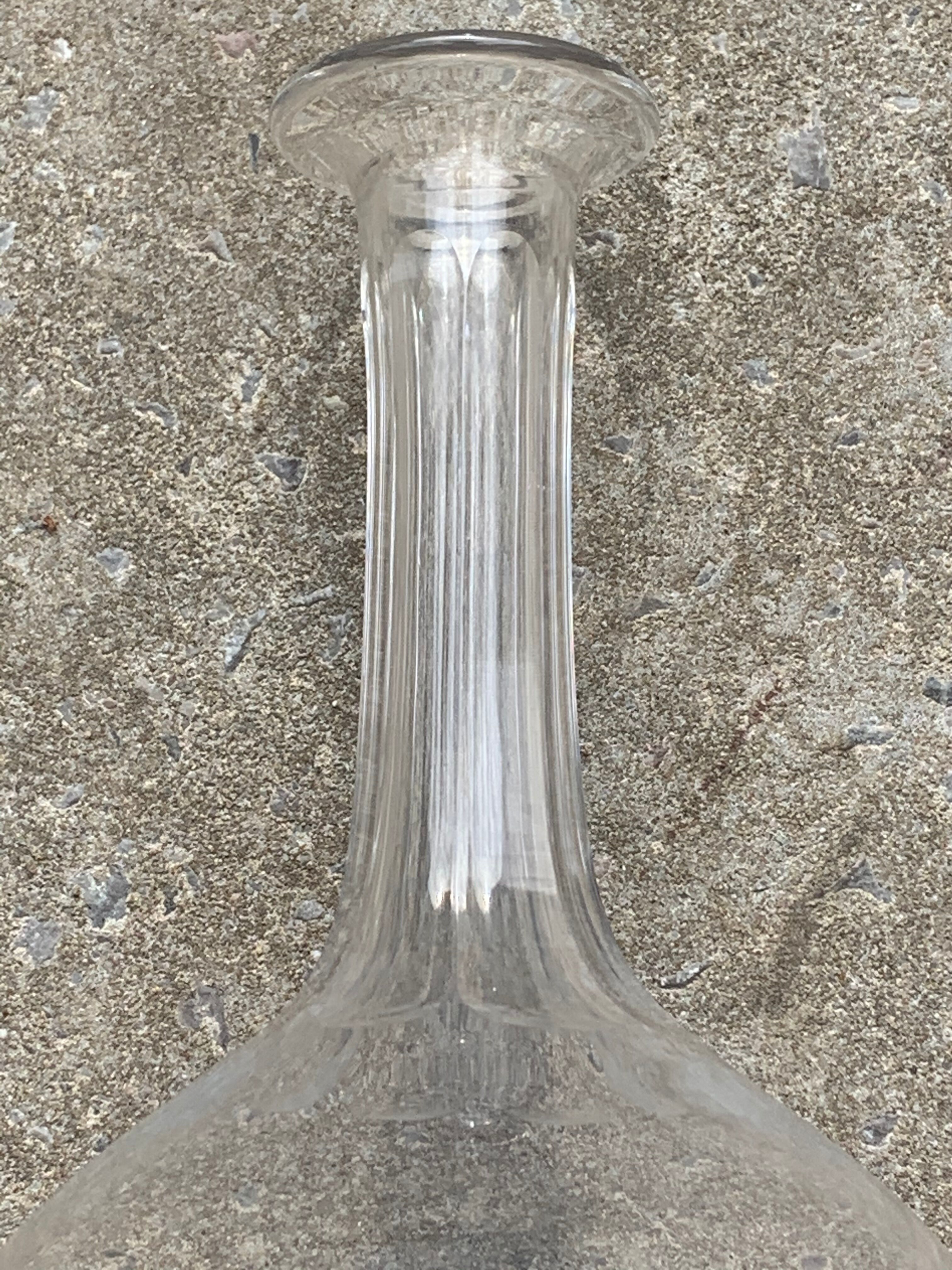 Old wine carafe with cork