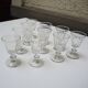 10 antique caton style crystal stemmed glasses h10 cm