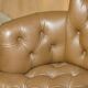 Fauteuil de bureau Chesterfield capitonné cuir George Smith