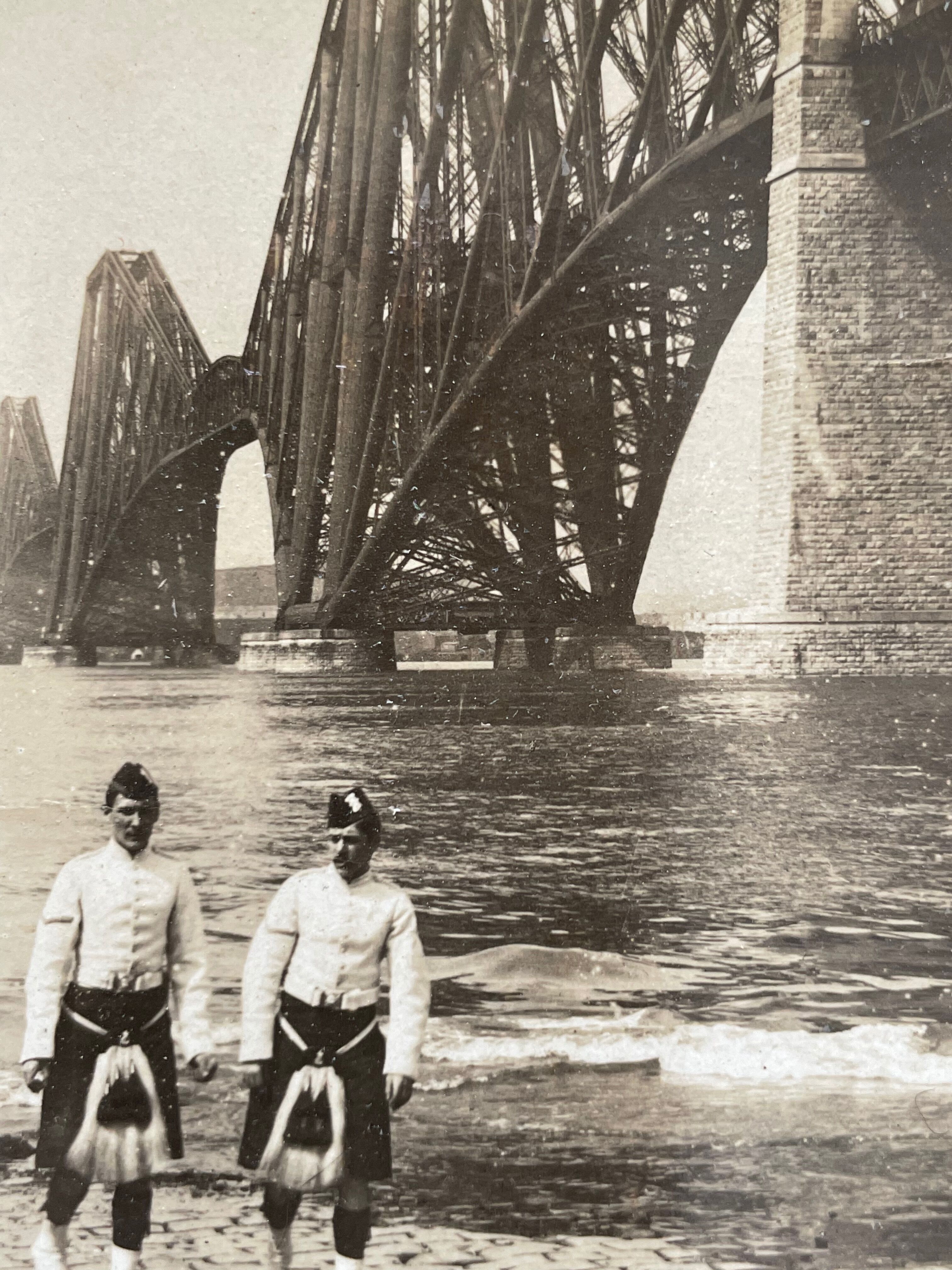 Old photography stereo, stereograph, luxury albumine 1903 Great Bridge Scotland
