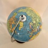 Mappemonde globe terrestre cartes Taride lumineux lampe vintage 1985