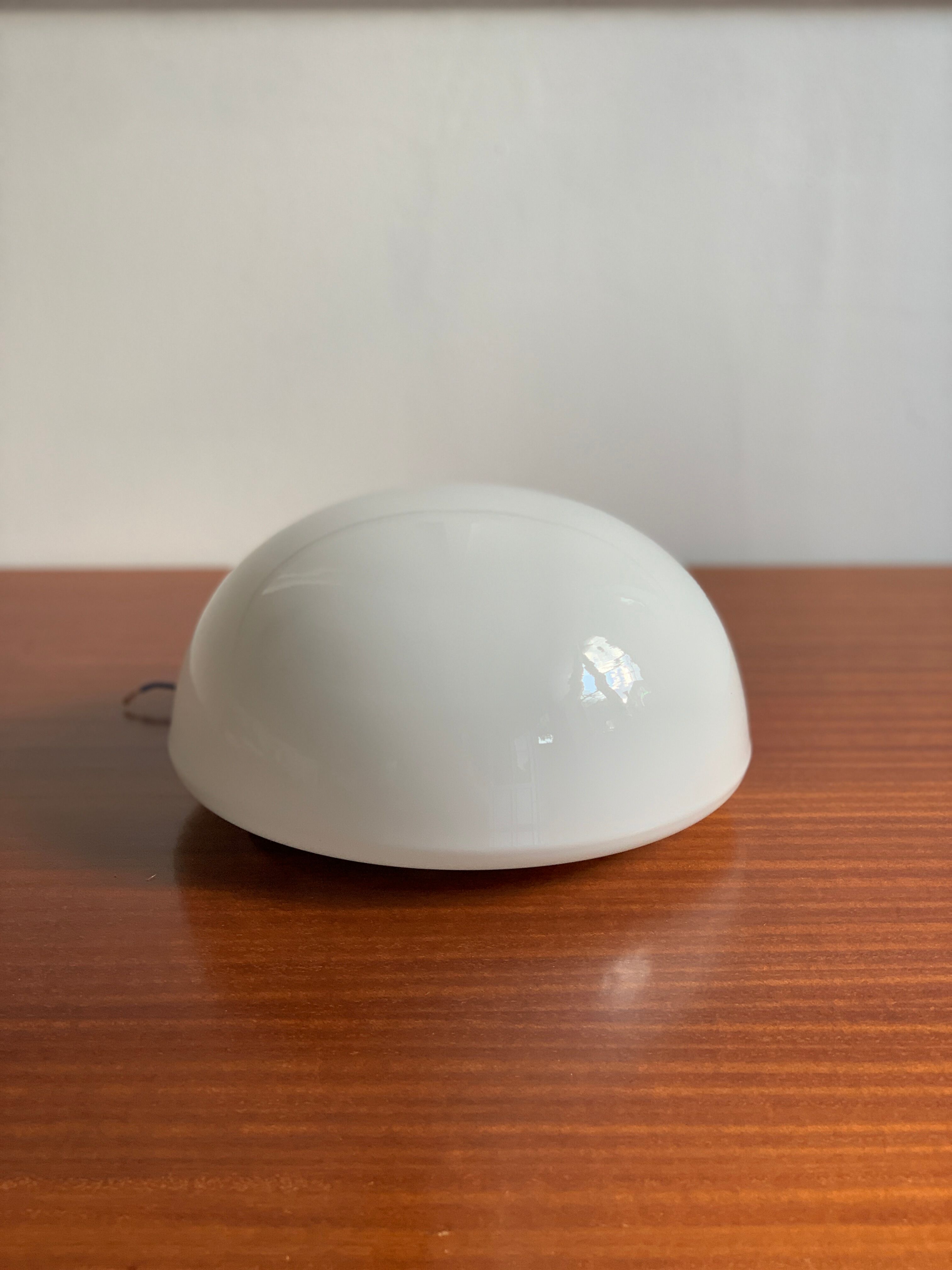 Opaline ceiling lamp