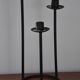 Bougeoir, candlestick 3 Scandinavian metal lights