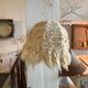 Beige wool lampshade