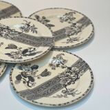 Floral iron earth plate