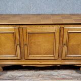 Important Buffet en enfilade époque Art Déco en chene vers 1940
