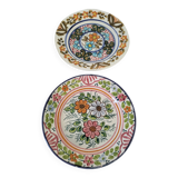 Assiettes majolique signées Pascual Zorrilla