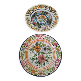Majolica plates signed Pascual Zorrilla