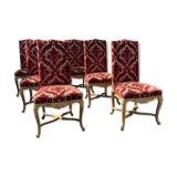 8 chaises de style estampillée M. Hirch