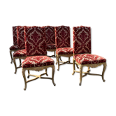 8 Mr. Hirch-stamped chairs
