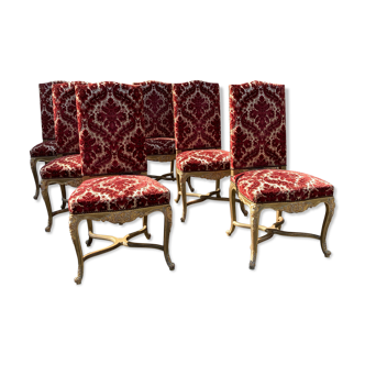 8 Mr. Hirch-stamped chairs