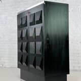 Brutalist bar storage cabinet
