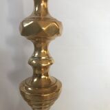 Pair of Victorian candle holders in gilded bronze