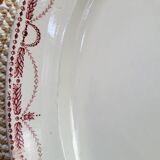 Plat ovale en faïence