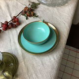 Set of 2 antique tea cups made in France