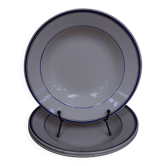 Set of 3 deep plates "Moulin des Loups – Louvois"