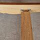 Solid wood style bed 140