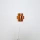 Brass Wall Lamp By Hans-Agne Jakobsson For Markaryd, Sweden, 1960S