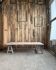 Trestle coffee table