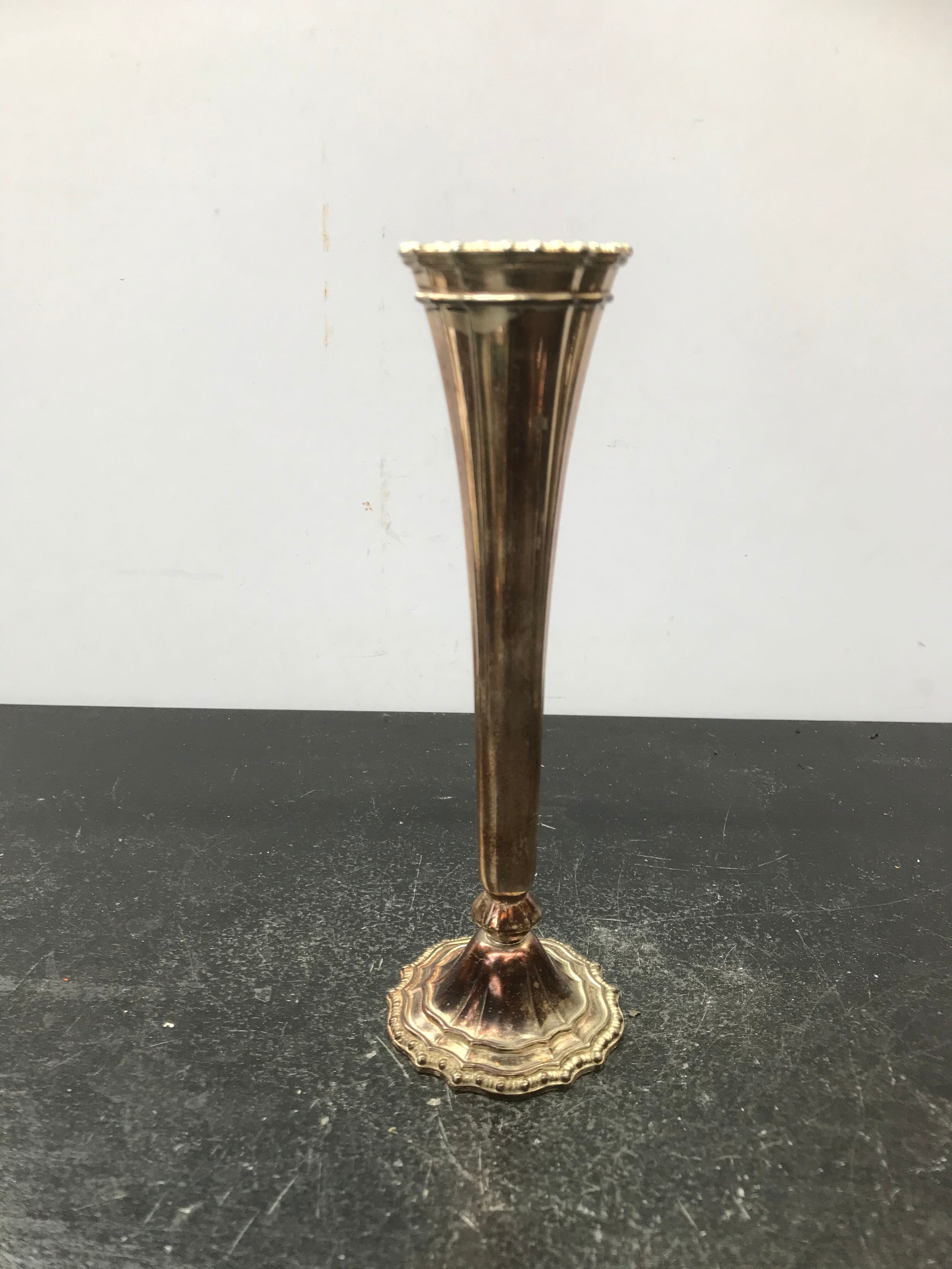 Former vase soliflore avon metal made in France vintage