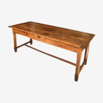 19th-century cherry farm table