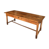 19th-century cherry farm table