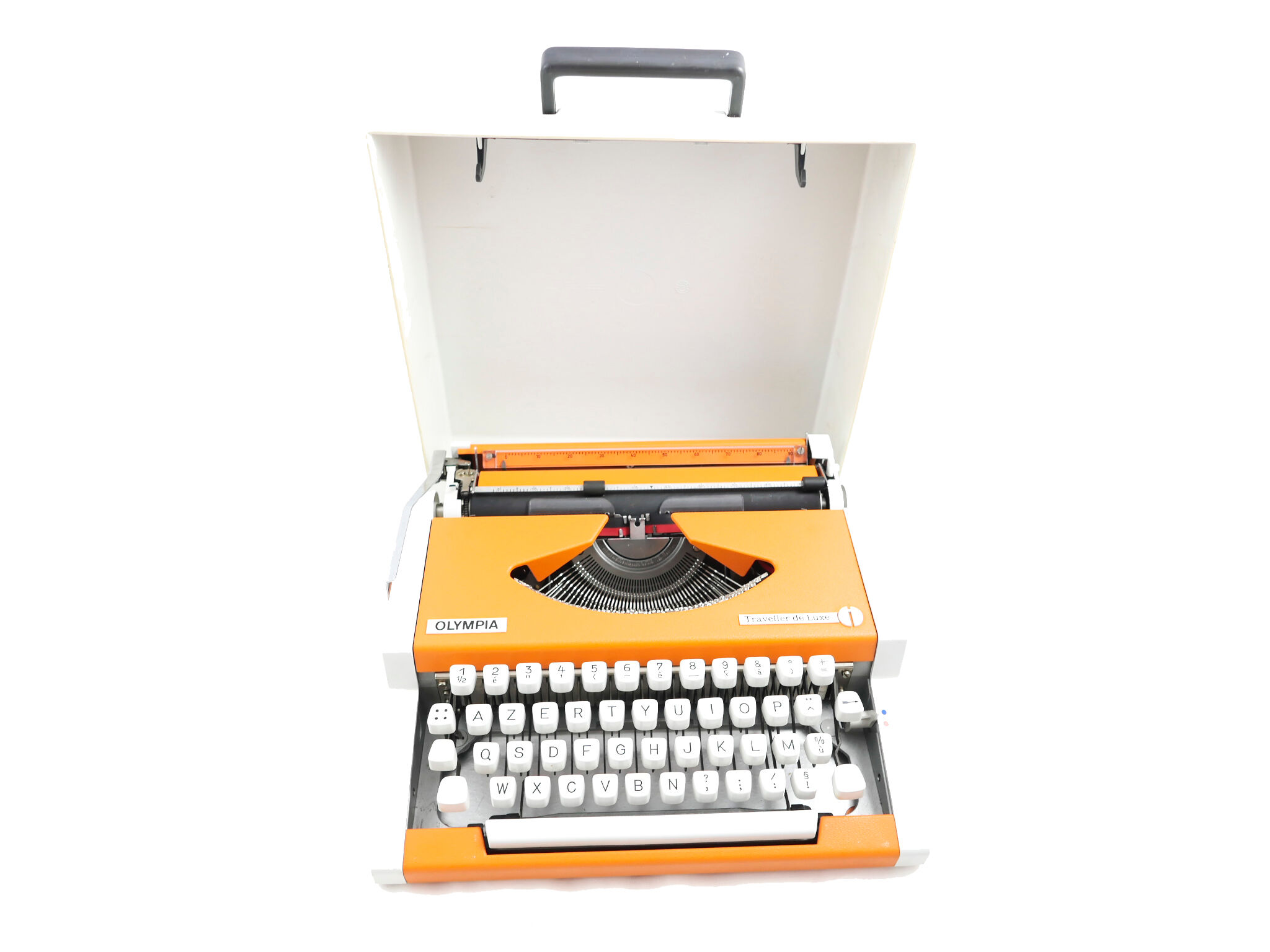 Machine to type Olympia Traveller Luxury Orange revised new ribbon