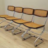Set of four chairs, Bauhaus design, 1960s, production: Italy
