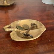 Vintage brass pocket tray