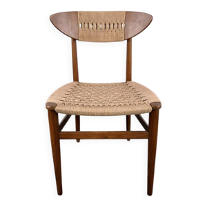 chaise en teck et corde