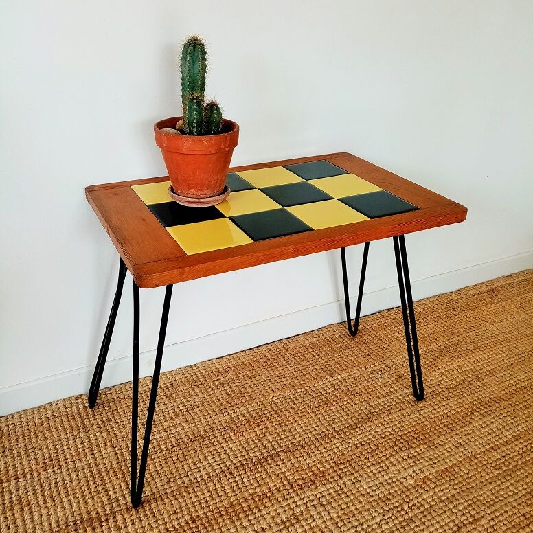 1950s ceramic coffee table