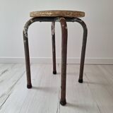 Vintage workshop school stool