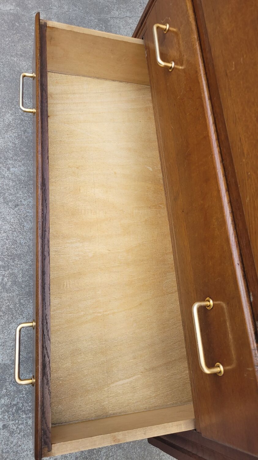 Vintage chest of drawers 1950 feet compass 4 drawers